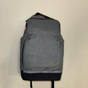 Lululemon Gray and Black Core Backpack